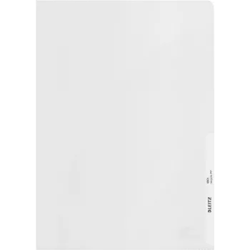 LEITZ re:cycle A4 presentatiehoes, 100% gerecycled PP, 0,13 mm gecorreleerd, boven en zijdelings open, transparant, 10-pack 4401-10-03