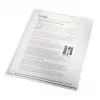 LEITZ Standaard A4 documenthoes, polypropyleen, nerf, blauw, 0,13 mm, boven en zijkant open, documentveilig, duimuithouder 4000-00-35
