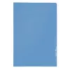 LEITZ Standaard A4 documenthoes, polypropyleen, nerf, blauw, 0,13 mm, boven en zijkant open, documentveilig, duimuithouder 4000-00-35