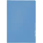 LEITZ Standaard A4 documenthoes, polypropyleen, nerf, blauw, 0,13 mm, boven en zijkant open, documentveilig, duimuithouder 4000-00-35
