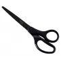 Leitz Titanium Quality schaar 180 mm, roestvrijstalen bladen met titaniumcoating, ergonomische soft-grip handgrepen, zwart/rood, voor papier en stof 5419-60-95