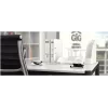 Leitz WOW 5008 bureau-organizer, hoogglanzend wit, 4 vakken, kubusdesign 5008-10-01