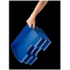 Leitz WOW A4 opbergbox metallic blauw 70 mm rug Click & Store 5218-00-35