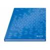 Leitz WOW hardcover notitieboek A5 gelinieerd 90 vel blauw 4627-10-36