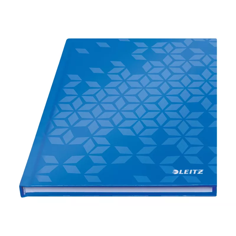 Leitz WOW hardcover notitieboek A5 gelinieerd 90 vel blauw 4627-10-36