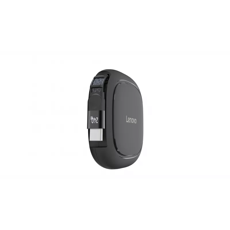 Lenovo 240W USB-C Oprolbare kabel, zwart, 1,2 m, USB 2.0