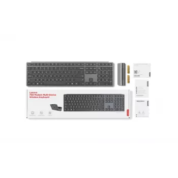 Lenovo 700 Modern multi-device draadloos toetsenbord Litouws Luna Grey