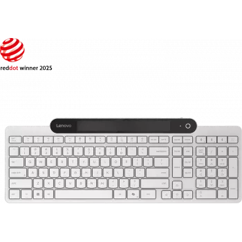 Lenovo Bluetooth-toetsenbord met zelfopladende functie (Cloud Grey) GY41R69590