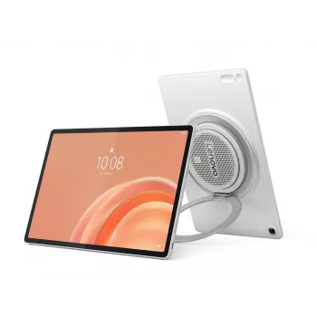 Lenovo Tab Plus Gen 2 12.1 inch 2560x1600 IPS MediaTek Dimensity 7400 8GB RAM 256GB Wi-Fi 6 Android 16 Celestial White met hoes