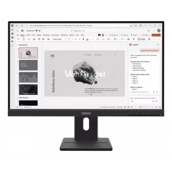 Lenovo ThinkVision E22-40 21,5 inch Full HD VA-monitor - Raven Black