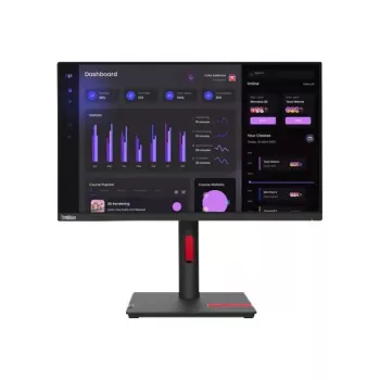 Lenovo ThinkVision T24i-30 23,8 inch IPS Full HD monitor - zwart (refurbished)