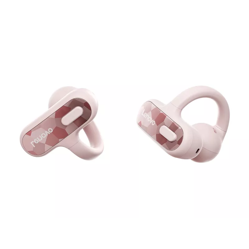 Lenovo X500 Open-Ear Clip-on oordopjes, roze, Bluetooth, ingebouwde microfoon