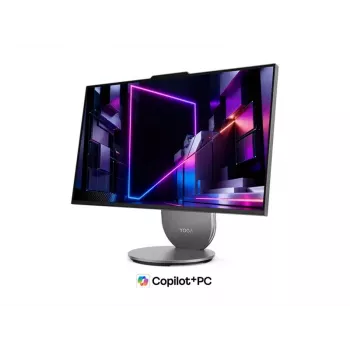 Lenovo Yoga AIO 27IPH11 all-in-one pc, 27 inch QHD IPS-display, Intel Core Ultra 7, 32GB RAM, 1TB SSD, Windows 11 Home, Luna Grey
