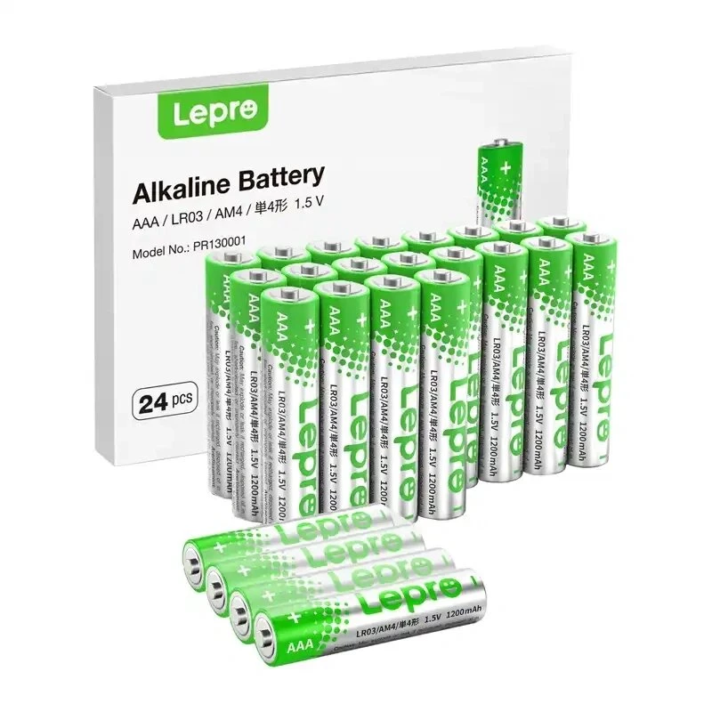 LEPRO 130001-24 AAA R3 alkalinebatterijen, 24-pack