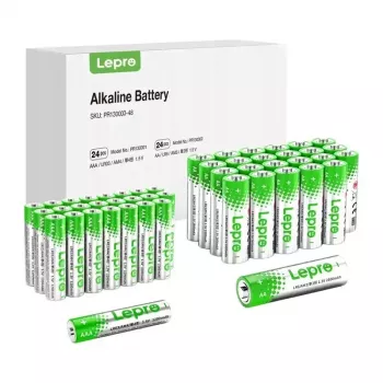 LEPRO 130003-48 AA/AAA alkalinebatterijen, 48-pack