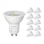LEPRO 200084-DW-EU-10 GU10 dimbare LED-lamp, 4,5 W, 345 lm, 6500 K, 38°, 10 stuks