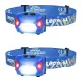 LEPRO 320014-B-2 USB oplaadbare LED-hoofdlamp, 300 lm, 2 stuks