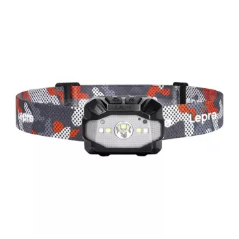 Lepro 320022 oplaadbare LED-hoofdlamp 600 lumen met bewegingssensor en IPX4