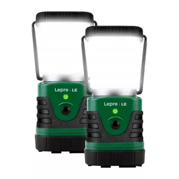 LEPRO 3300008-2 campinglamp, 4400mAh, 2-pack