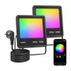 Lepro F1 50W LED-schijnwerper IP65 5000Lm 5000K daglicht wandmontage
