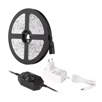 LEPRO 4100067-DW-EU LED-strip, 5 m, 300 LED's, koelwit