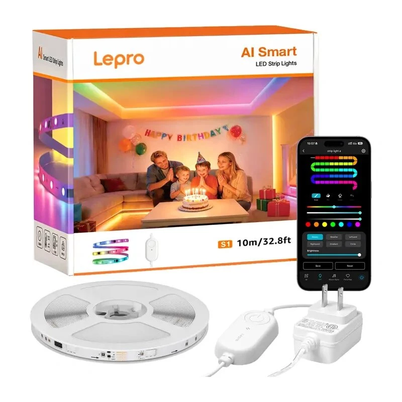 Lepro S1 10m Wi-Fi Bluetooth RGBIC LED-strip