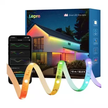 Lepro SW1 10m Wi-Fi Bluetooth RGBIC LED-strip
