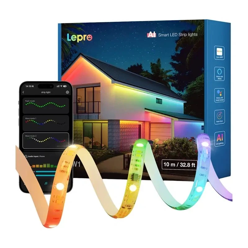 Lepro SW1 10m Wi-Fi Bluetooth RGBIC LED-strip