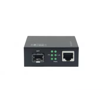 LevelONE GVM-2000 Smart Gigabit RJ45 naar SFP Media Converter, 19-inch Rack-Mount compatibel, 10/100/1000 Mbps
