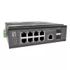 LevelOne IGP-1091 industriële PoE+-switch, 8x 2,5G PoE, 2x 1G/10G SFP+-uplinks