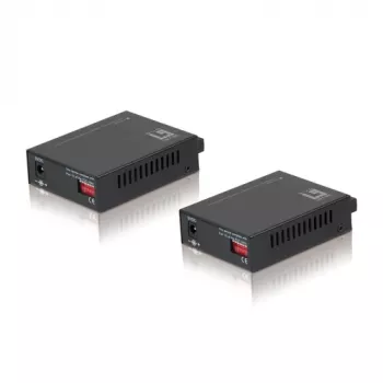 LevelOne mediaconverter RJ45 naar SC single-mode 1310/1550nm 20km