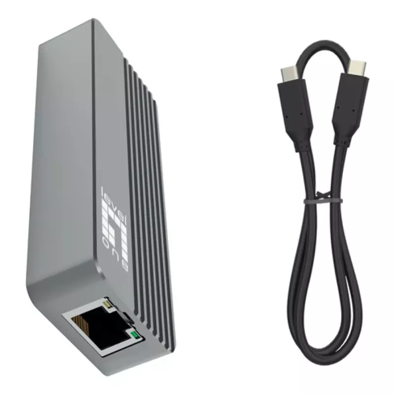 LevelOne USB-0410 USB 3.2 Gen 1 Type-A naar Gigabit Ethernet-adapter