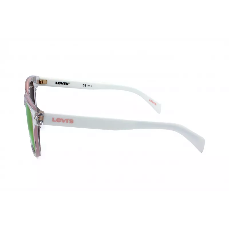 LEVI'S LV-1002-S-900 unisex rechthoek zonnebril zwart/grijs 53mm