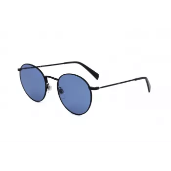 LEVI'S LV-1005-S-08A unisex zonnebril - klassiek rechthoekig acetaat montuur - UV400 grijze polycarbonaat glazen - 52/21/145 mm
