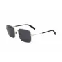 LEVI'S LV-1019-S-IR unisex zonnebril - zwart montuur, grijze glazen, 57 mm