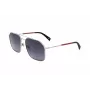Levi's LV-1021-S-RD unisex zonnebril - zwart montuur, grijze glazen, 58 mm
