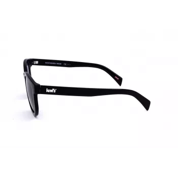 LEVI'S LV-1022-S-807 unisex square zonnebril zwart/grijs 51mm