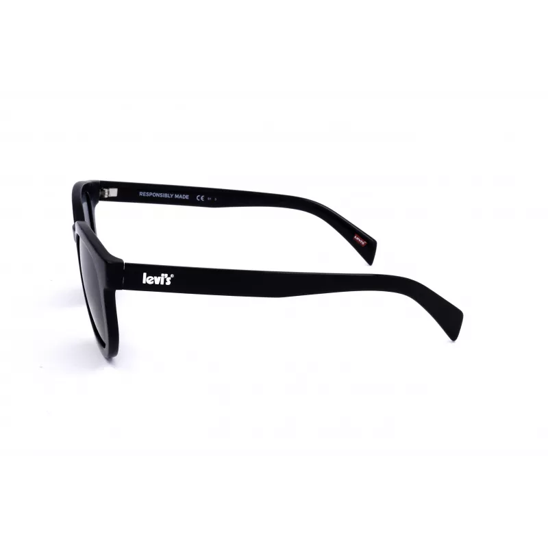 LEVI'S LV-1022-S-807 unisex square zonnebril zwart/grijs 51mm