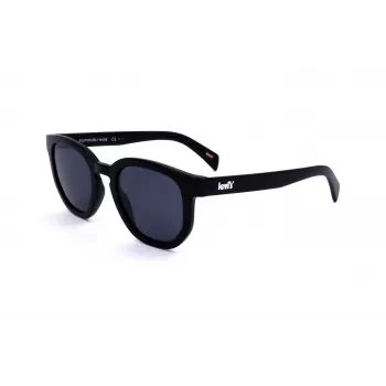 LEVI'S LV-1022-S-807 unisex square zonnebril zwart/grijs 51mm