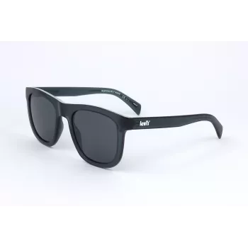 LEVI'S LV-1023-S-PJP unisex gepolariseerde zonnebril - zwart/grijs montuur, grijze lens, 53mm