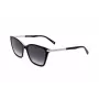 LEVI'S LV-5017-S-80S dameszonnebril, vierkant, grijze glazen, 55 mm