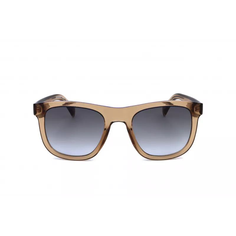 LEVI'S LV1023S09GB unisex zonnebril - mat zwart montuur, grijze glazen, 53 mm