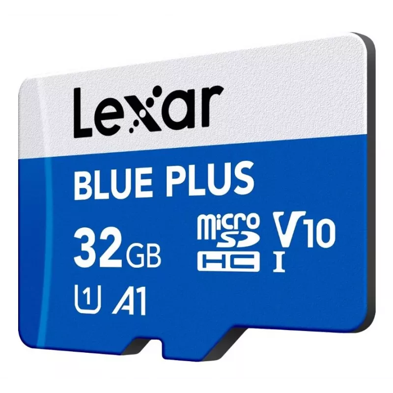 Lexar BLUE PLUS microSDHC-geheugenkaart 32 GB, C10 A1 U3 V10