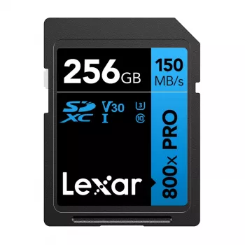 Lexar Professional 800x Pro SDXC 256GB geheugenkaart