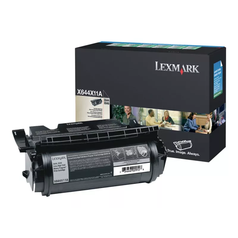 Lexmark Zwarte Originele Tonercartridge LCCP, LRP