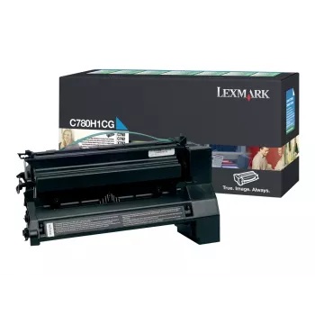 Lexmark High Yield - cyaan - origineel