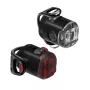 Lezyne LED-lichtset USB-paar – 200 lumen voor & 10 lumen achter, IPX7, geïntegreerd USB-laden