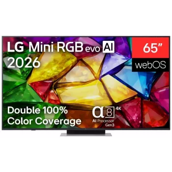 LG 65MRGB87B3B 65 inch (164 cm) 4K QNED Mini RGB evo smart-tv