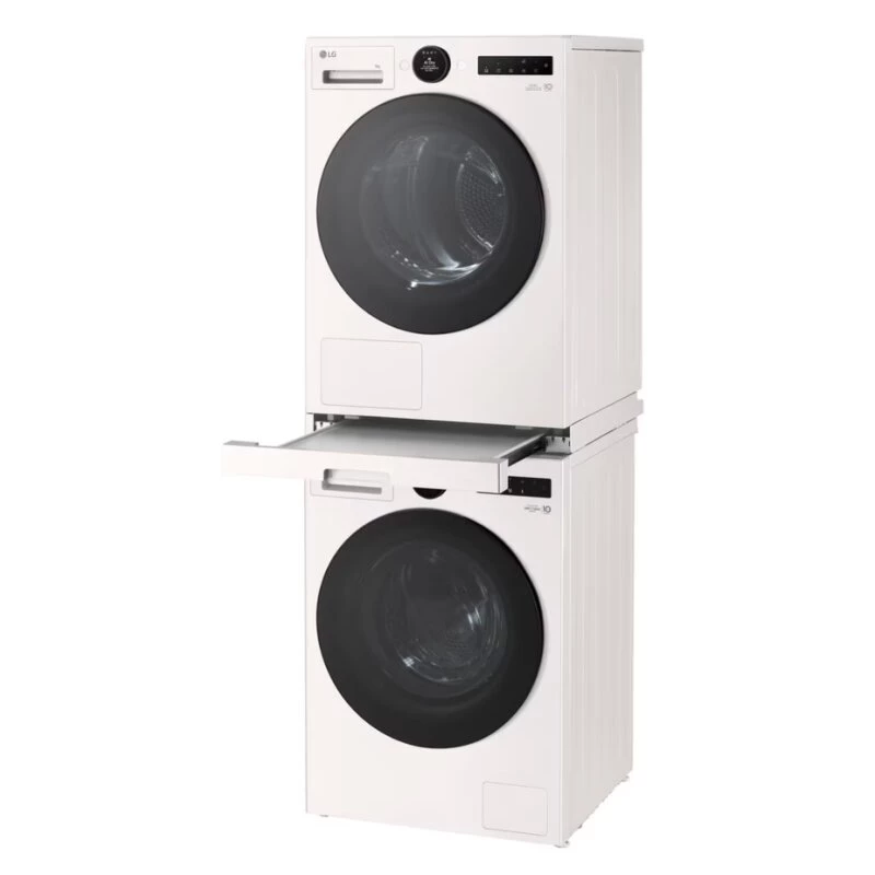 LG DK2W.AGWQKEU uittrekbare plank voor wasmachine en droger, wit