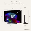 LG Electronics OLED48C6ELB.AEUD 48-inch 4K OLED-televisie, zwart, UltraHD/4K, triple-tuner, 120Hz-paneel